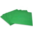 thumbnail image 3 of Classic Baseplates Building Base for Building Bricks 100% Compatible with Major Brands-Baseplate 10" x 10", Pack of 6, Green, 3 of 7