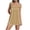 Khaki, variant on Beach Wedding Guest Dress in Clearance Tennis Dresses for Women Summer Athletic Sleeveless Mini Dress Casual Workout Sports Dress 2025 Trendy Outfit New Purple M