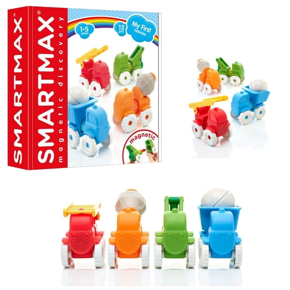 SmartMax My First Véhicules Découverte Magnétique Ensemble de Jeu STIM pour 1+