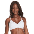 thumbnail image 1 of Hanes Womens Concealing Petals Wireless Bra with Convertible Straps, L, White, 1 of 1