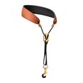thumbnail image 2 of Redempat Sangle de Cou pour Saxophone Rembourrée Confortable pour Saxophone Basse Clarinette Soprano Marron 45cm 1Set, 2 of 6