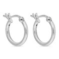 thumbnail image 1 of Quintessential Sterling Silver S/s 16 Mm Hoop 3mm Click, 1 of 1