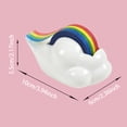 thumbnail image 3 of & Craft & Stationery Tape Dispenser Set with Pattern Rainbow Reusable Desk Supplies for Spaces and Everyday use, 3 of 7