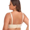 thumbnail image 4 of Timegard Bras for Women No Underwire Plus Size Full Coverage High Support Breathable Comfort Daily Bras, 4 of 5