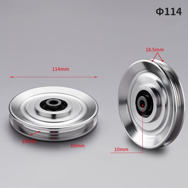 Bgsha Aluminum Alloy Cable Pulley Wheel Roller Workout Pulley Wheel for Pulley Block