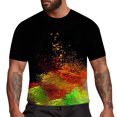 thumbnail image 4 of Ketyyh-chn99 T-Shirt Homme Wrangler Chemises Coton Confortable Manche Courte Col Rond Coupe Décontractée T-Shirt Ample Doux T-Shirt Classique Rouge,6TG, 4 of 4
