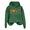 thumbnail image 1 of WEAIXIMIUNG Sweat à Capuche pour Femmes Robe de l'Action de Grâce Graphique Décontractée Pull Confortable pour Célébrations de Vacances, 1 of 3