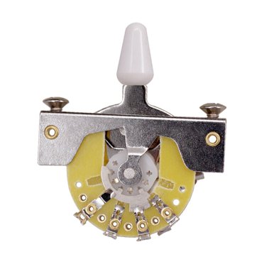 Yeacher Style Vintage Interrupteur de Guitare 3 Positions Sélecteur de Ramassage pour Guitares Électriques TL avec Vis de Montage