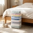 thumbnail image 4 of ZZkhGO Sacs de Rangement sous Vide Sans Pompe, Sacs de Compression Épaissis Réutilisables Étanches et Hermétiques, Sacs Économiseurs d'Espace de Voyage avec Double Fermeture Éclair pour l'Organisation des Couettes et Oreillers, 4 of 7