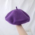 thumbnail image 1 of LinYooLi Ishihara Rimi Hat Vintage British Wool Beret Thick Japanese Painter Hat Korean Version Versatile Pumpkin Hat Girl, 1 of 9