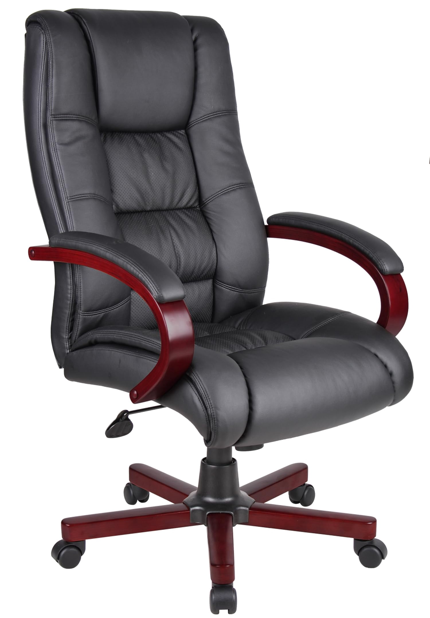 Boss Office Chaise de Bureau Exécutive à Dossier Haut en Acajou