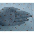 thumbnail image 4 of oneOone Viscose Chiffon Fabric Dot & Face Dog Printed Craft Fabric BTY 42 Inch Wide, 4 of 4