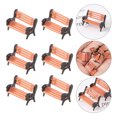 thumbnail image 3 of Miangastore 6pcs Mini Bench Models Dollhouse Mini Benches Miniature Park Benches Models, 3 of 9