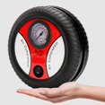 thumbnail image 4 of FHBVT 260PSI Tire Inflator, Portable Air Compressor with Digital Pressure Gauge for Car Tires, 12V Auto Tire Pump with Emergency LED Light and 3 Nozzles for Cars, SUVs, Motorcycles, 4 of 9
