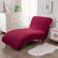 thumbnail image 4 of Housses de Chaise Longue Housse de Chaise Intérieure pour Salon Housse Intérieure Chambre Rouge Vin, 4 of 9