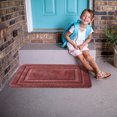 thumbnail image 4 of EGNMCR Outdoor Rug Bathroom Rugs Rugs for Living Room Flocking Microfiber Printed Carpet, Bathroom Floor Mat, Toilet Mat, Quick Drying Foot Mat, Bathroom Water Absorbing Door Mat a carpet, 4 of 5