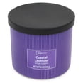 thumbnail image 3 of Mainstays 3-Wick Textured Wrapped Costal Lavendar Scented Candle, 14 oz, 3 of 6