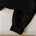 thumbnail image 4 of Long Sleeve Top, Comfortable Hooded Set with Elastic Waist Pants for Kids, 4 of 6