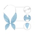 thumbnail image 4 of INSPIRE CHIC Robe de Marin pour Femme Pré-Nouée avec Nœud Papillon Nœud Papillon Déco Bleu Taille Unique, 4 of 5