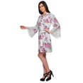 thumbnail image 2 of Moomaya Printed Bridesmaid Robes Short Bride Getting Ready Dress Loungewear, 2 of 6