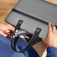 thumbnail image 4 of Fresh Finds, Portable Large-capacity Cloth Briefcase, Document Bag for Business, Multi-compartment Design, Professional Style, for Meetings, Travel, Gift, Stylish & Durable Hzhnb New Release, 4 of 8
