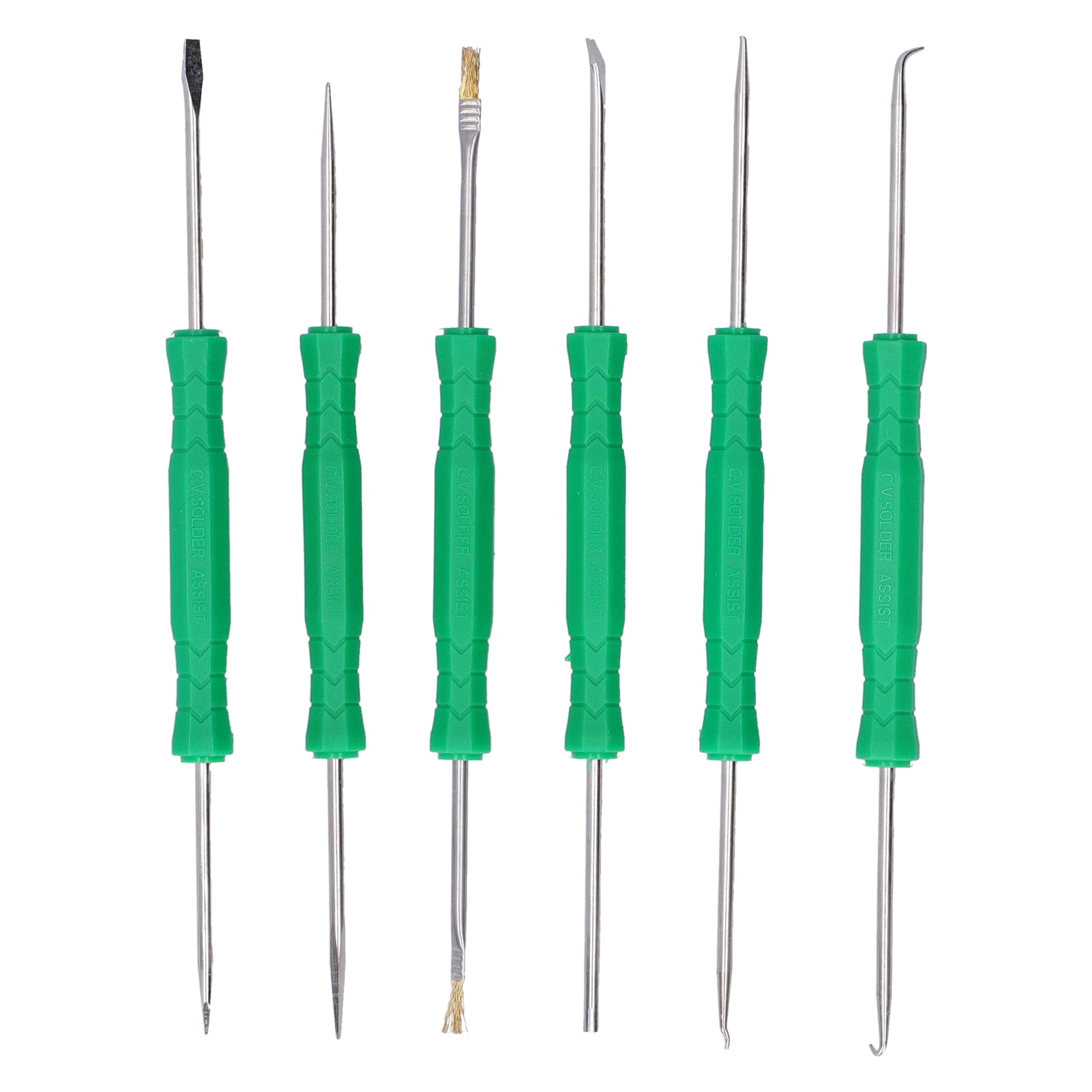 Fdit for PCB Cleaning Tool,6pcs Professional Electronic Heat Assist Solder Welding Repair Tool Kit for PCB Clean,Solder Aid Tool Set