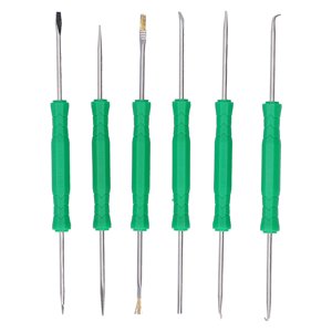 Fdit pour PCB Outil de nettoyage,6pcs Kit d'outils de réparation de soudure d'aide à la chaleur électronique professionnelle pour PCB Nettoyer, ensemble d'outils d'aide à l'utilisation du sol