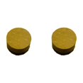 thumbnail image 1 of 2Pcs Billiard Cue Tips 14*8mm 6 Layers Leather Pool Cue Tips for American Cue, 1 of 7