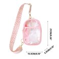 thumbnail image 3 of TopLLC Sac Bandoulière Transparent, Sac à Main en PVC Transparent avec Sangle Ajustable Style Bohème, Sac de Poitrine Décontracté Imperméable Approuvé pour Stade Sac d'Épaule Transparent pour Concerts Sports Festivals, 3 of 9