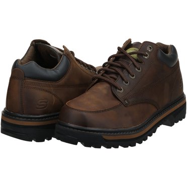 Skechers USA Bottes Utilitaires Mariner pour Hommes, Marron Foncé, 11 WW US