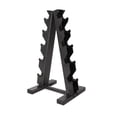 thumbnail image 1 of CAP Barbell A Frame Dumbbell Rack, Black (Holds 5 pairs), 1 of 4