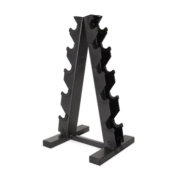 CAP Barbell A Frame Dumbbell Rack, Black (Holds 5 pairs)