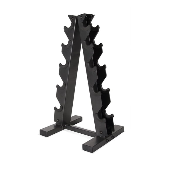 CAP Barbell A Frame Dumbbell Rack, Black (Holds 5 pairs)