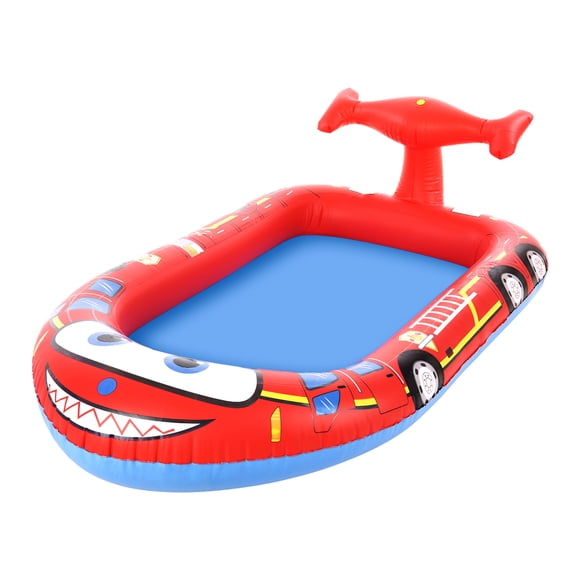 Grande Piscine Gonflable à Arroseur pour Enfants, Tapis de Jeu d'Éclaboussures d'Eau, Piscine, Jouets d'Eau d'Été