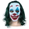 thumbnail image 1 of Batman Clown Latex Mask, Horror Spoof Halloween Cosplay Props, 1 of 4