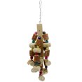 thumbnail image 1 of Wooden Parrot Chewing Toy Hanging Swing Pet Pendant Bird Chewing Stand Plaything, 1 of 9