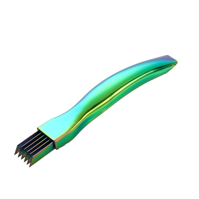 Multifunctional Vegetable Cutter,2024 New Shred Silk the Knife Stainless Steel Chopped Green Knife Kitchen Vegetable Cutter Scallion Shredding Cutter Shred Knife Household