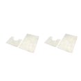 thumbnail image 4 of kurtrusly 1/2/3 Polyester Chenille Rug Carpet With Soft Texture Good Stepping Feeling And Strong Grip Prompt White 50*80+50*50 2PCS, 4 of 6