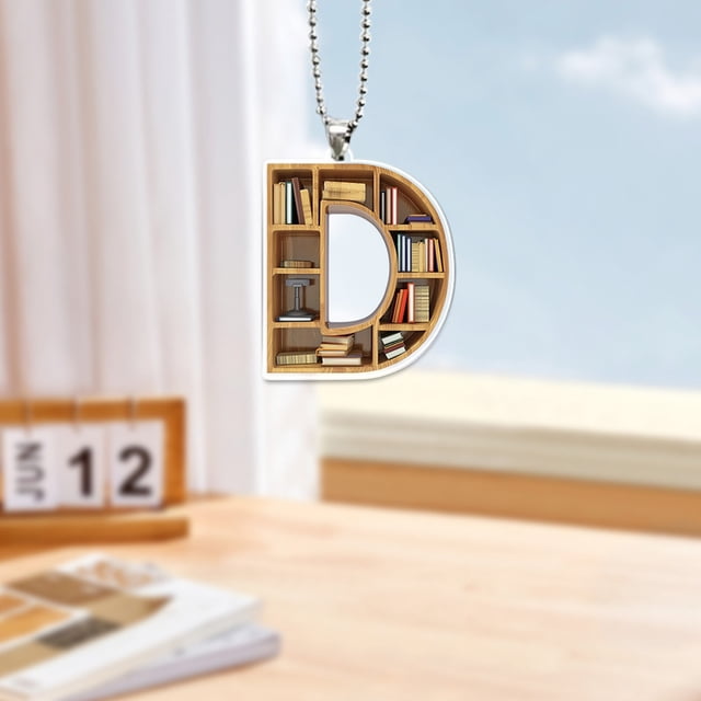 Prime Deals! Gspmoly 26 Letter Acrylic Keychain Pendant for Books Prime Deals