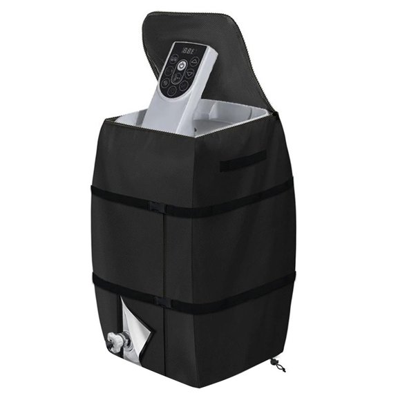 MYG Water Heater Pump Cover for Inflatable Spa,Full Protection for Heater Pump,Which Provides a Suitable fit for Spa Heater Pumps On The Market,Ensuring Compatibility,About 43*38*54 cm(Expanded)