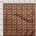 thumbnail image 3 of oneOone Rayon Orange Fabric Abstracts Sewing Material Print Fabric By The Yard 56 Inch Wide, 3 of 5