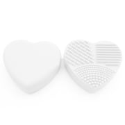 ziyahi Heart Brush Egg Cleaning Washing Make up Brush Silicone Brushegg Cosmetic Powder Clean Tools