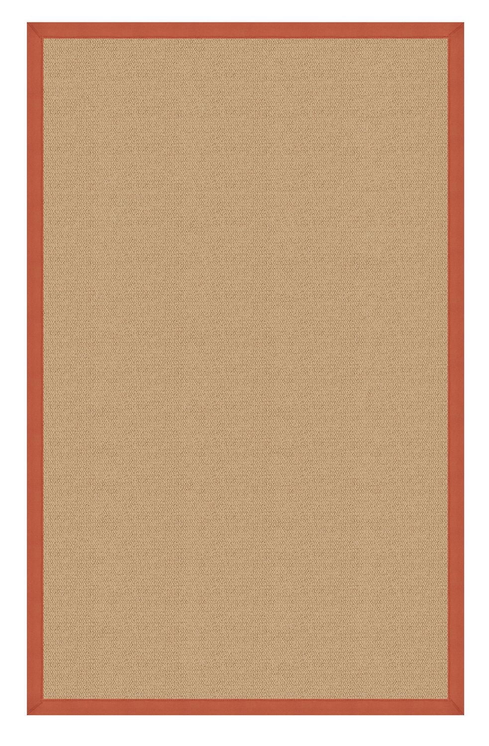 Athena Sisal & Burnt Orange 1'10" x 2'10" Accent Rug