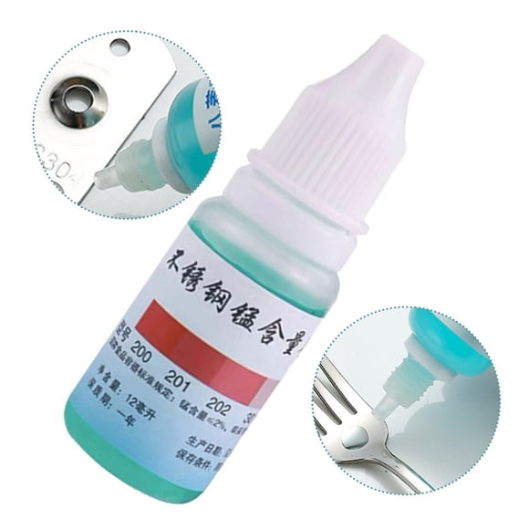 Analyse des Réactifs pour Identifier les Médicaments au Manganèse Solution de Test In304Steel