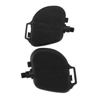 Exercise Bike Pedals with Straps, 9/16" or 1/2", Spin Cycling Bike, Indoor Exercycle Bike, Stationary Recumbent Bicycle Replacement Parts
