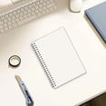thumbnail image 1 of EGNMCR Home Decor, Room Decor A5 Notebook Spiraled Graph Grids Paper Notebook Ruled Notebook Blank Journal Notebook 80 Pages For School Work Writing Thick Paper Flexible Plastic Cover Paper note book, 1 of 6