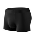 thumbnail image 1 of StSilkitty 1 Pack Men's Breathable Boxer Briefs Mid Waist Elastic Underwear No Riding up Lightweight Underpants, 1 of 3