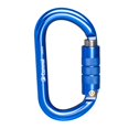 thumbnail image 2 of 25KN Locking Climbing Carabiner Clip, Heavy Duty for Rappelling Arborist Mountainee Auto, 2 of 8