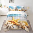 thumbnail image 2 of YST Tropical Beach Comforter Set, 7-Piece, Ocean Theme, Full, 2 of 4