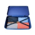 thumbnail image 3 of 3-Piece ABS Hard Shell Luggage Set - 20″/24″/28″ Blue Suitcases with Spinner Wheels, Scratch-Resistant, TSA Lock, Nesting Design, 3 of 4